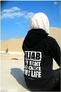 تصاویر/ تبلیغ حجاب اسلامی توسط دختر آمریکایی