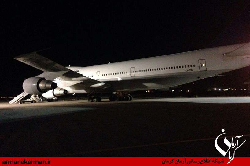 حضور مشکوک هواپیمای یونان در کرمان +عکس