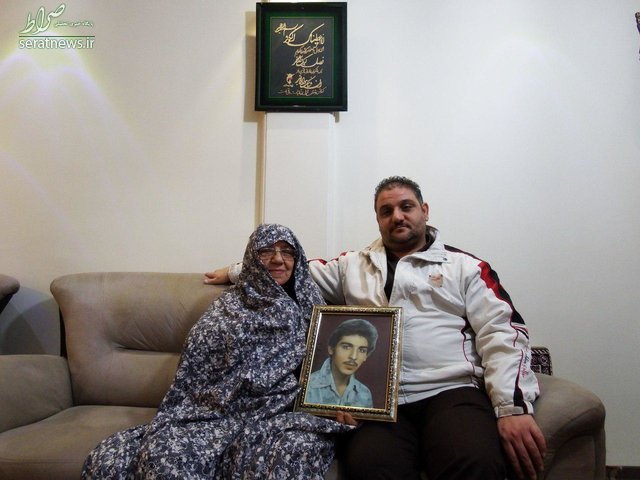 کسی اشک این مادر شهید را ندیده است +تصاویر