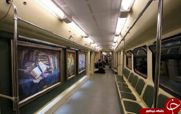 تصاویر/نمایشگاه نقاشی در مترو