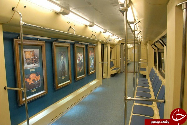 تصاویر/نمایشگاه نقاشی در مترو