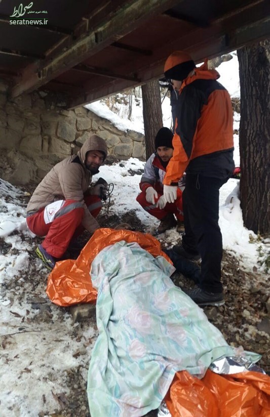 سقوط مرگبار کوهنورد جوان دردارآباد+عکس