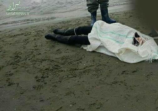 کشف جسد زن جوان در دریای چالوس +تصاویر