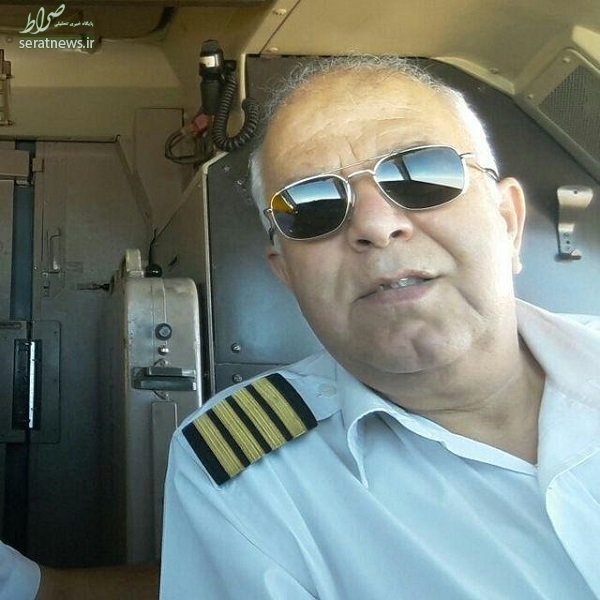 تصویری از کاپیتان ای تی آر هواپیمای تهران - یاسوج