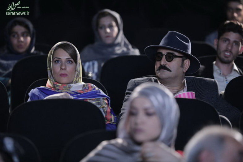 تیپ مهران احمدی و سارا بهرامی در یک فیلم +تصاویر