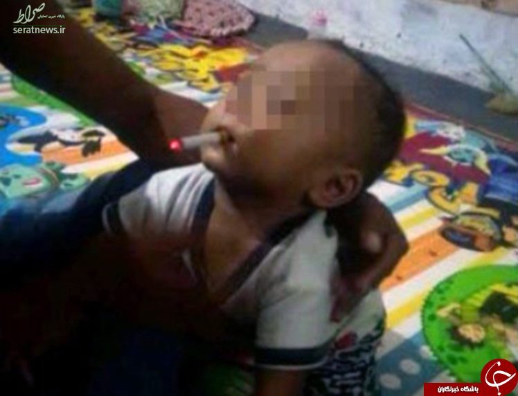 عکس جنجالی یک کودک برای پدرش دردسر ساز شد +عکس