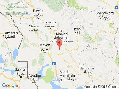 زلزله ۴.۶ ریشتری در هفتگل خوزستان