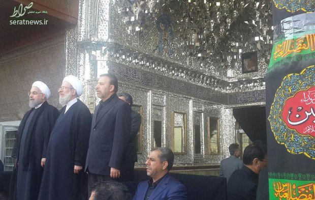 روحانی در روز عاشورای حسینی به کجا رفت؟ +عکس