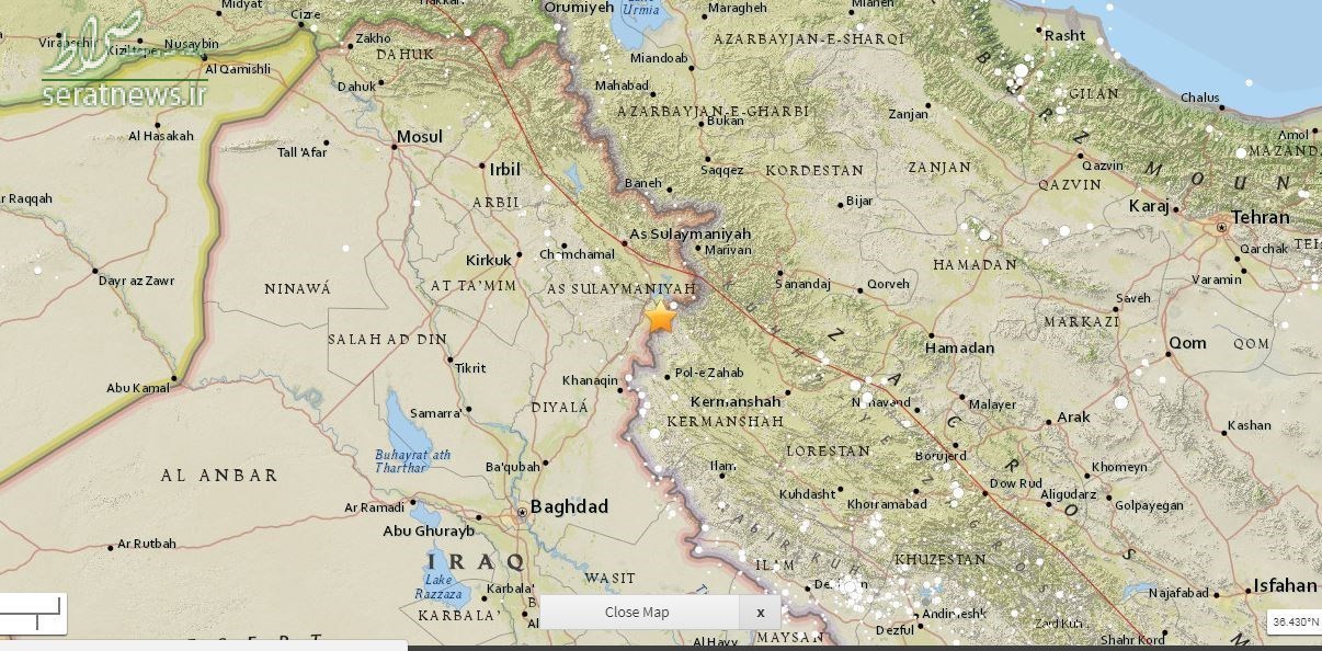 بازتاب زلزله کرمانشاه در رسانه‌های خارجی +تصاویر