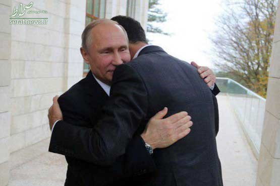 واکنش  آمریکا به این عکس پوتین و اسد+عکس