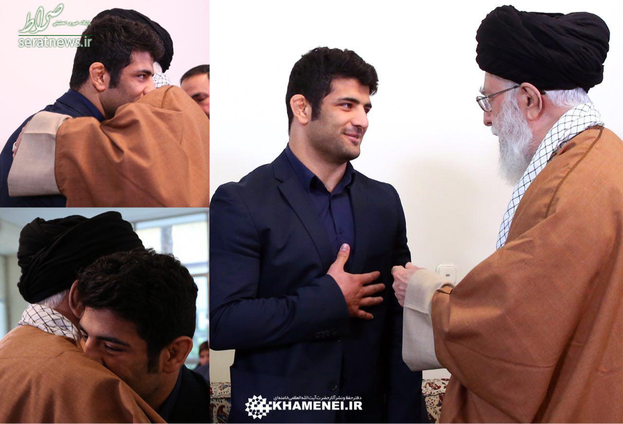 علیرضا کریمی با رهبر انقلاب دیدار کرد +عکس