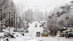 هراز و فیروزکوه زمستانی شد + عکس