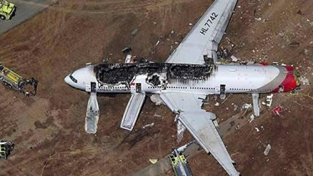فیلم/ لحظات دلهره آور از سقوط هواپیما
