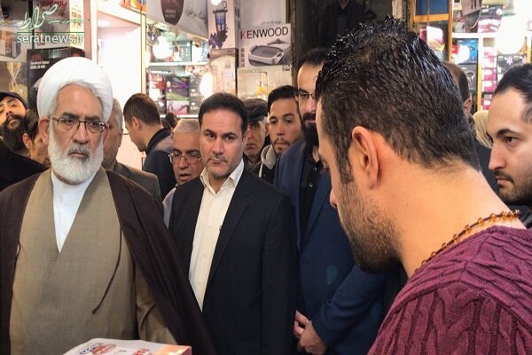 حضور دادستان کل کشور در بازار تهران +عکس