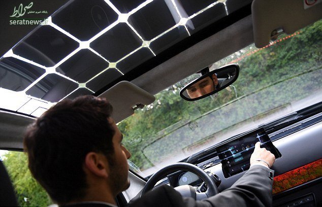 تصاویر/ خودرویی با سقف خورشیدی