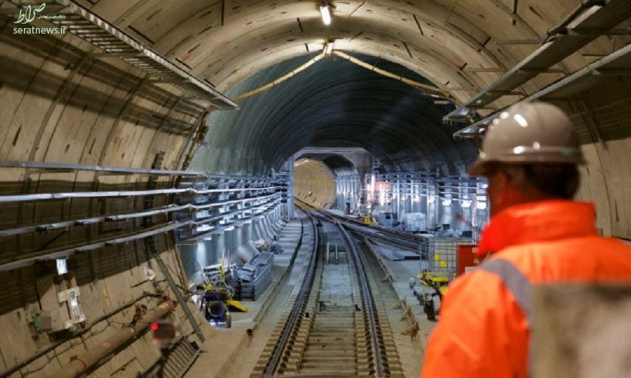 ساخت طولانی‌ترین تونل دنیا در چین +عکس