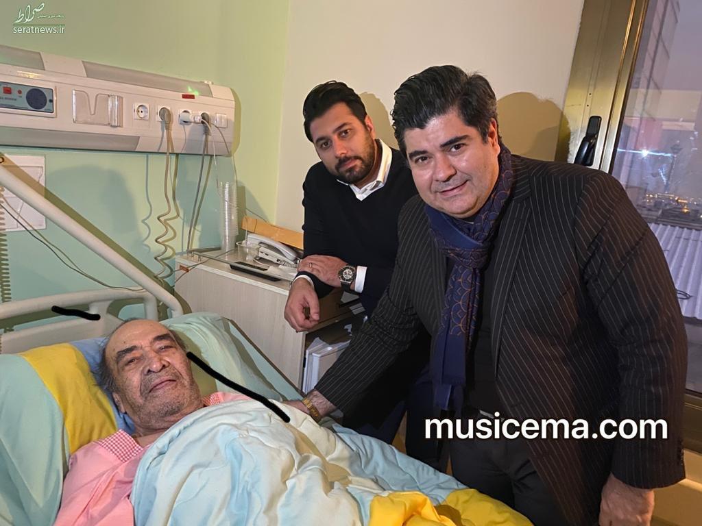 ایرج خواجه امیری در بیمارستان بستری شد +عکس