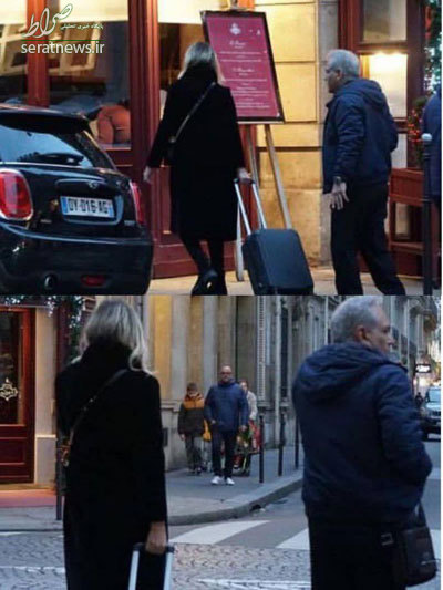 تصاویر لورفته از مهران مدیری درکنار زن بی حجاب در پاریس