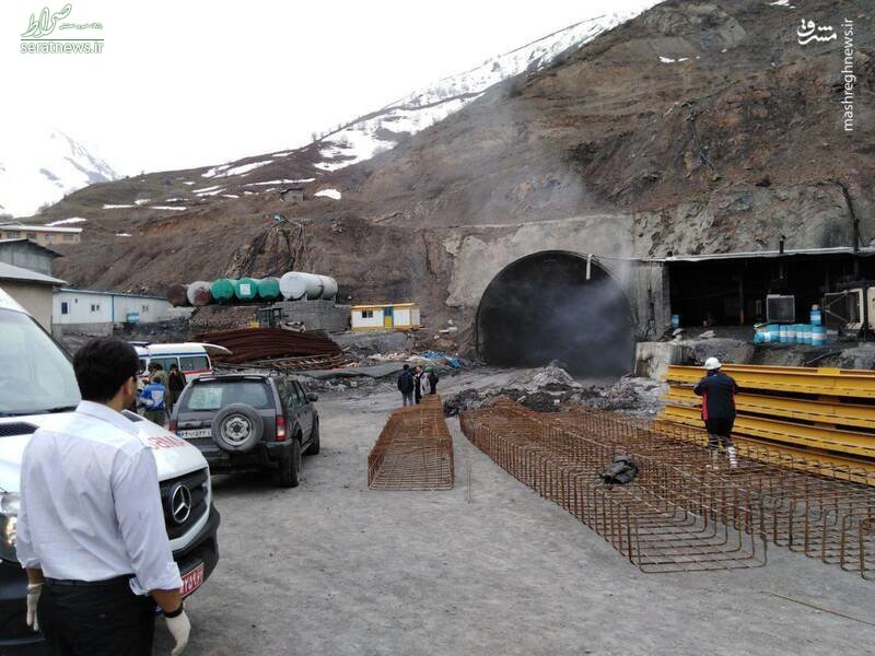 تصاویر/ انفجار مرگبار در تونل آزادراه تهران-شمال