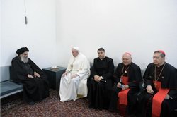 بیانیه واتیکان و دفتر آیت‌الله سیستانی درباره دیدار با پاپ