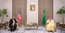 دیدار وزیر خارجه آمریکا و ولی‌عهد عربستان سعودی
