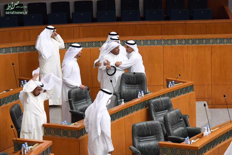 کتک‌کاری در پارلمان کویت+ عکس