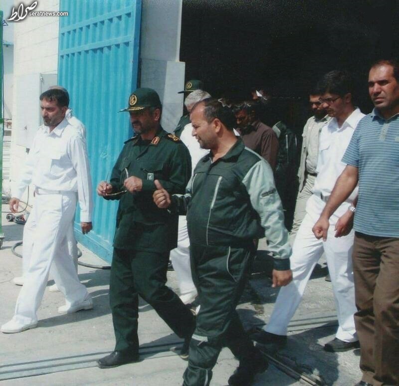 تصویری از شهید طهرانی مقدم و سایر شهدای اقتدار چند ماه قبل از شهادت