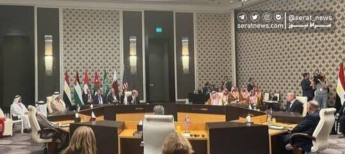 نشست مشترک وزرای خارجه عرب و آمریکا درباره فلسطین آغاز شد