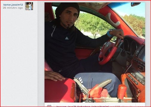 عکس/ بازیکن استقلال با کلت کمری عکس/ بازیکن استقلال با کلت کمری