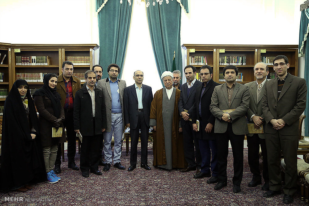 عکس/ دیدار کارگروه همبستگی ملت فلسطین با هاشمی
