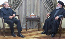 لاریجانی با سیدحسن نصرالله دیدار کرد لاریجانی با سیدحسن نصرالله دیدار کرد
