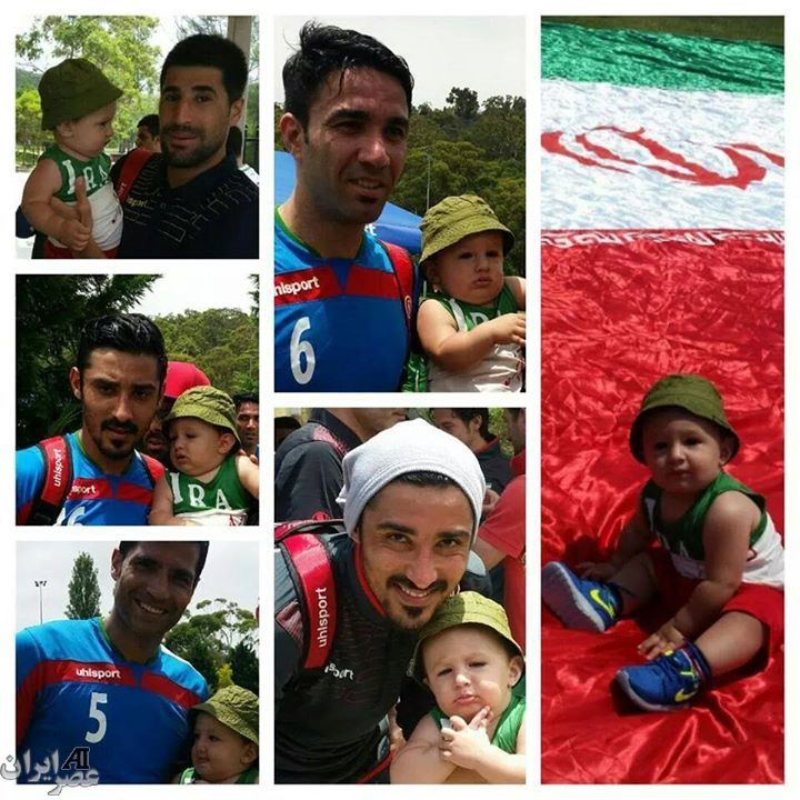 عکس/ هوادار چندماهه تیم ملی!
