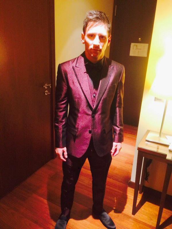 عکس/ تیپ مسی در فرش قرمز گالا عکس/ تیپ مسی در فرش قرمز گالا