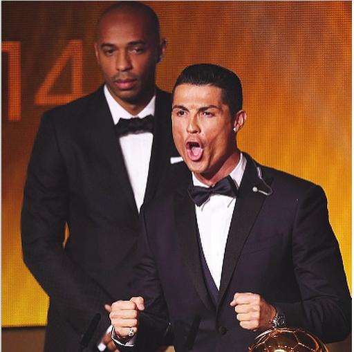 عکس/واکنش رونالدوبعدازبردن توپ‌طلا