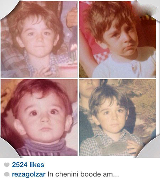 عکس/ کودکی گلزار در 4 فرم