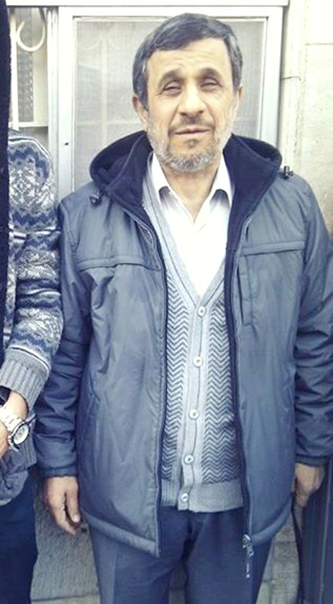 عکس/ کاپشن جدید محمود احمدی‌نژاد