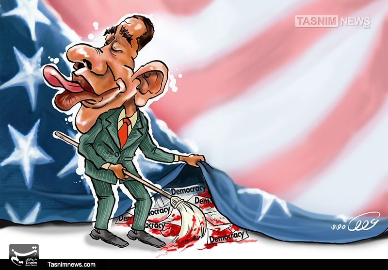 کاریکاتور/ نژادپرستی و قتل پلیس آمریکا