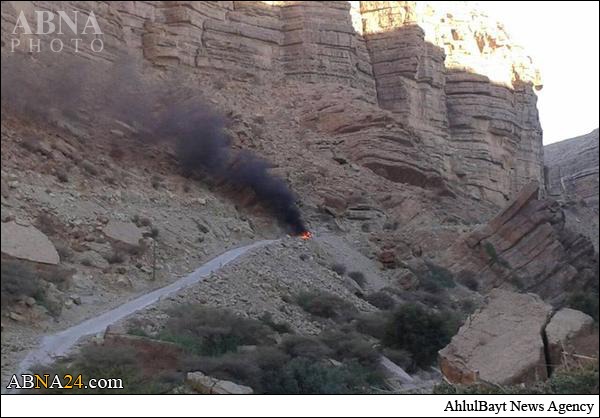 سقوط پهپاد آمریکایی در یمن +عکس