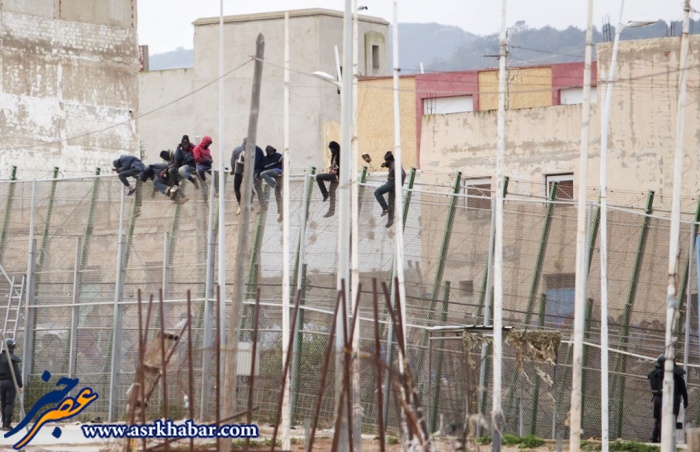 عکس/ تصویری جالب از مرز مراکش