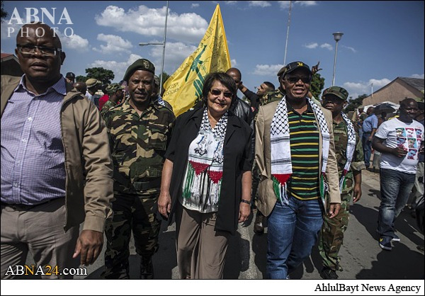 عکس/پرچم حزبالله درجنوبیتریننقطه آفریقا عکس/پرچم حزبالله درجنوبیتریننقطه آفریقا