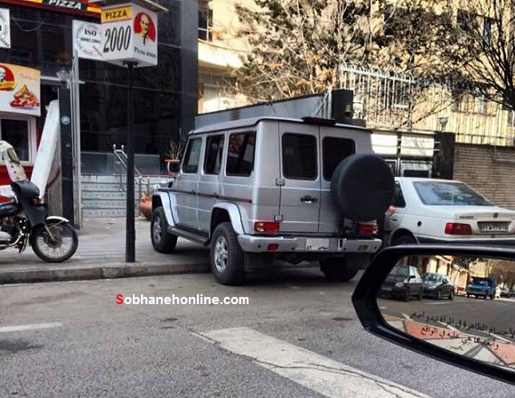 عکس/خاص‌ترین بنزپلاک سیاسی درایران