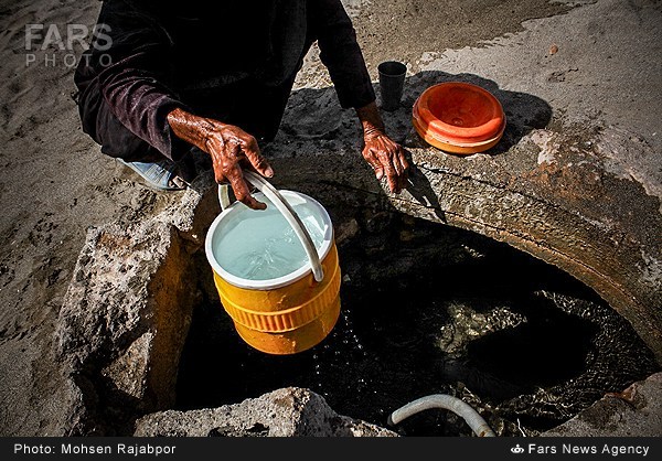 تصاویر/کمبود آب دریکی‌ازروستاهای‌ ریگان
