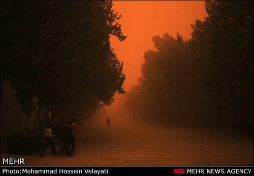 هوای ایلام خفه شد + عکس