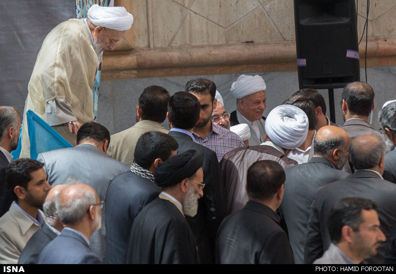 تصاویر/ رئیس خبرگان پیش از عارضه قلبی