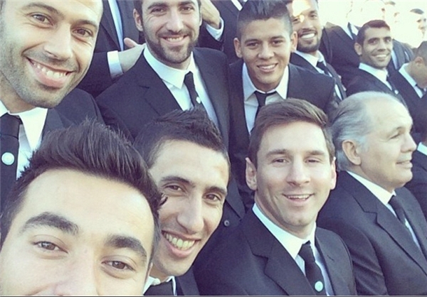 عکس مسی و دوستان قبل از جام جهانی