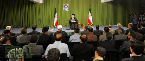 دیدارمدیران و جمعی از محققان جهاد دانشگاهی با رهبر معظم انقلاب
