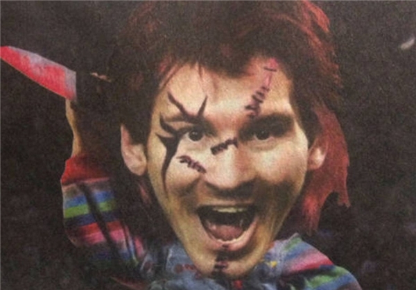 عروسک قاتل برای رقیبان آرژانتین!+عکس