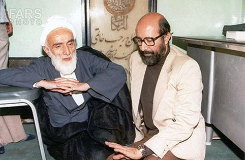 چمران در محضر واعظ معروف+ عکس چمران در محضر واعظ معروف+ عکس