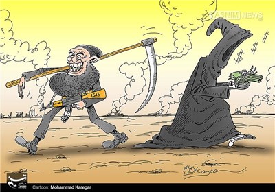 کاریکاتور/بازارداغ داعش بامرگ!