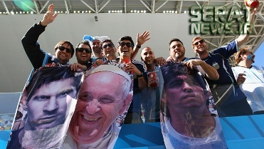 عکس/پاپ ومسی دربازی آرژانتین